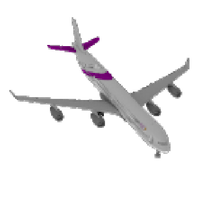 alt A textured airplane model 